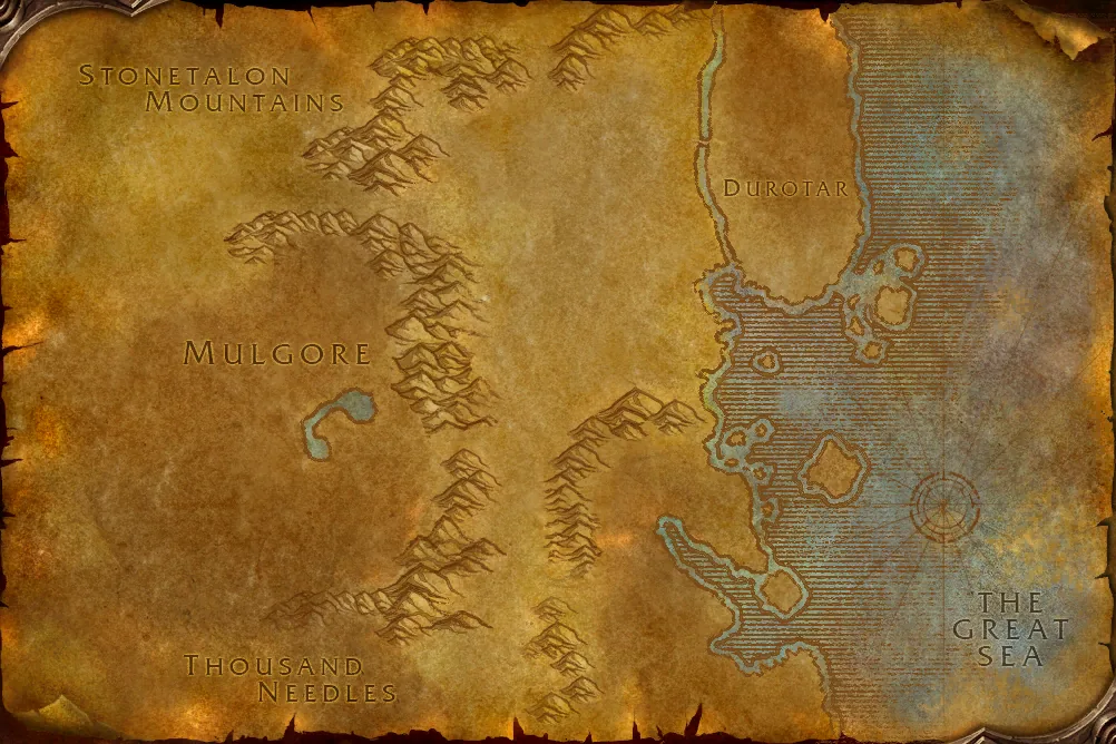 The Barrens map