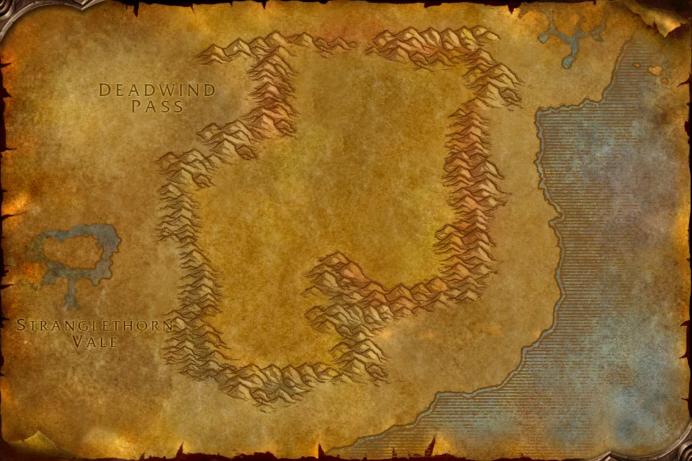 Blasted Lands map