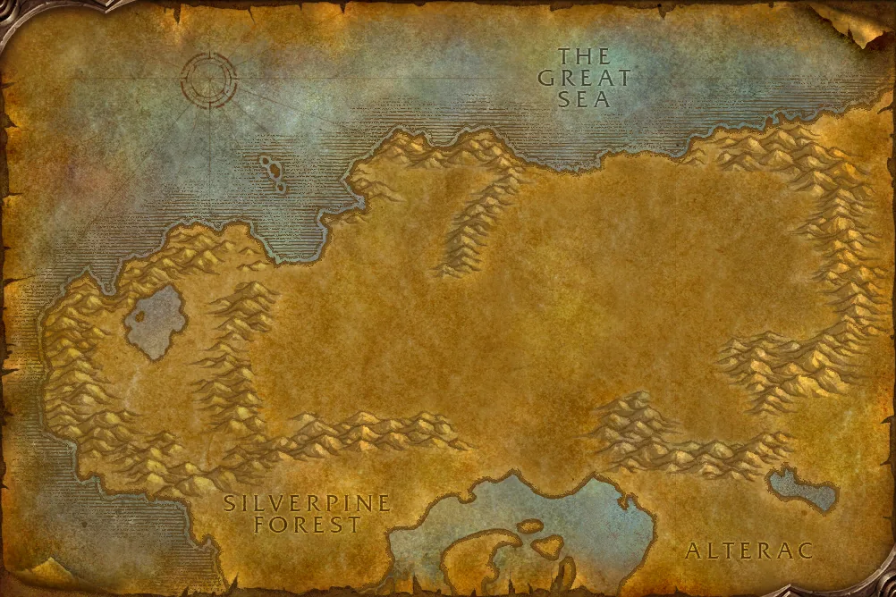 Tirisfal Glades map