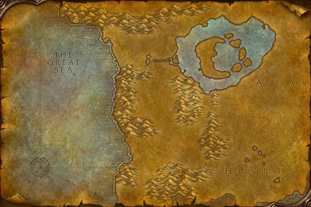 Silverpine Forest map