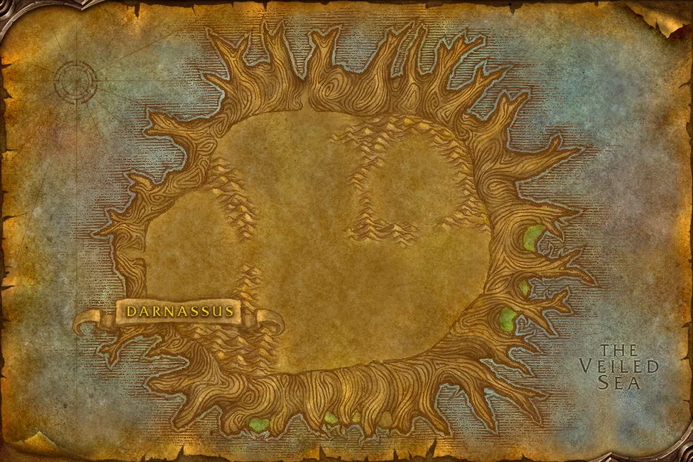 Teldrassil map