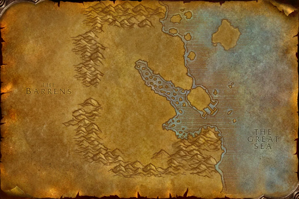 Dustwallow Marsh map